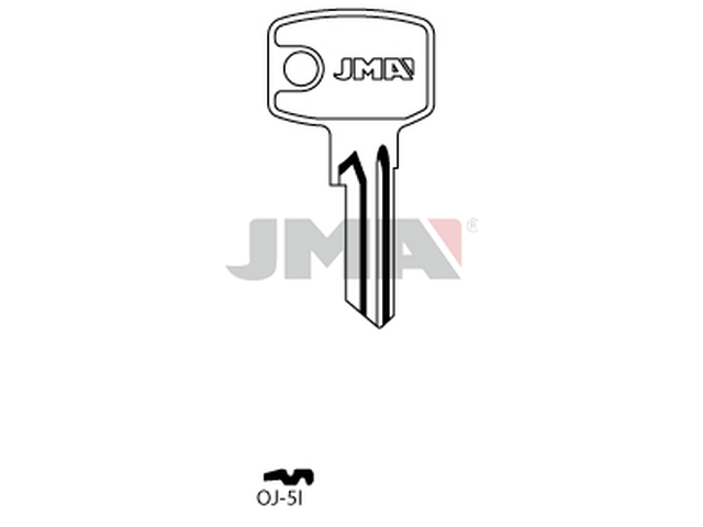 OJ-5I Cilindričan ključ (Silca OJ5R / Errebi OJ5R) 15869