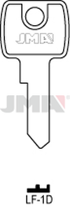 JMA LF-1D Cilindričan ključ (Silca LF6 / Errebi LF11, LF14)