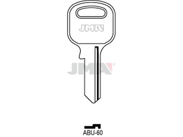 ABU-60 Cilindričan ključ (Silca AB17 / Errebi AU11D) 12490