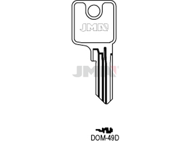 DOM-49D Cilindričan ključ (Silca DM137 / Errebi DM101) 12886