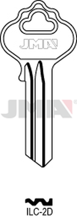 JMA ILC-2D Cilindričan ključ (Silca ILC2 / Errebi ILC2)