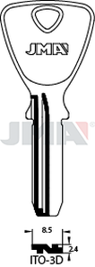 JMA ITO-3D Specijalan ključ (Silca IO2R)