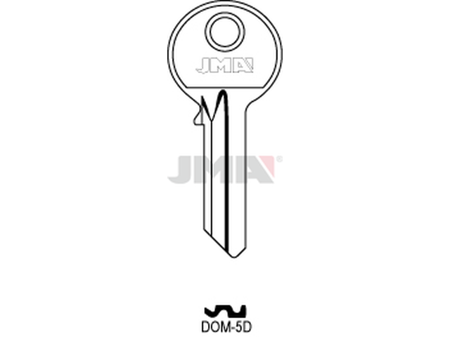 DOM-5D Cilindričan ključ (Silca DM3 / Errebi DM5D) 12888