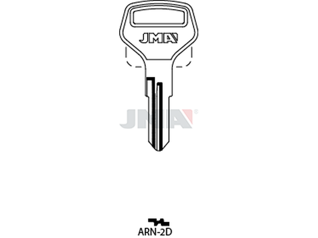 ARN-2D Cilindričan ključ (Silca ART1R / Errebi ARM2R) 12547