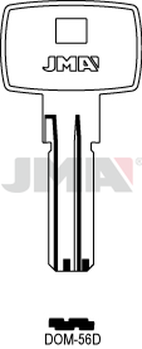 JMA DOM-56D Specijalan ključ (Silca DM49 / Errebi DM39L)