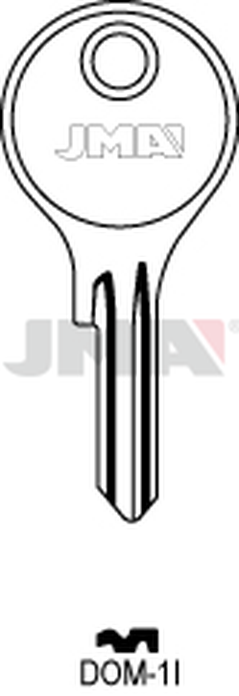 JMA DOM-1I Cilindričan ključ (Silca DM8R / Errebi DM15R)