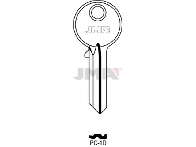 PC-1D Cilindričan ključ (Silca PC1 / Errebi PA5D) 13586